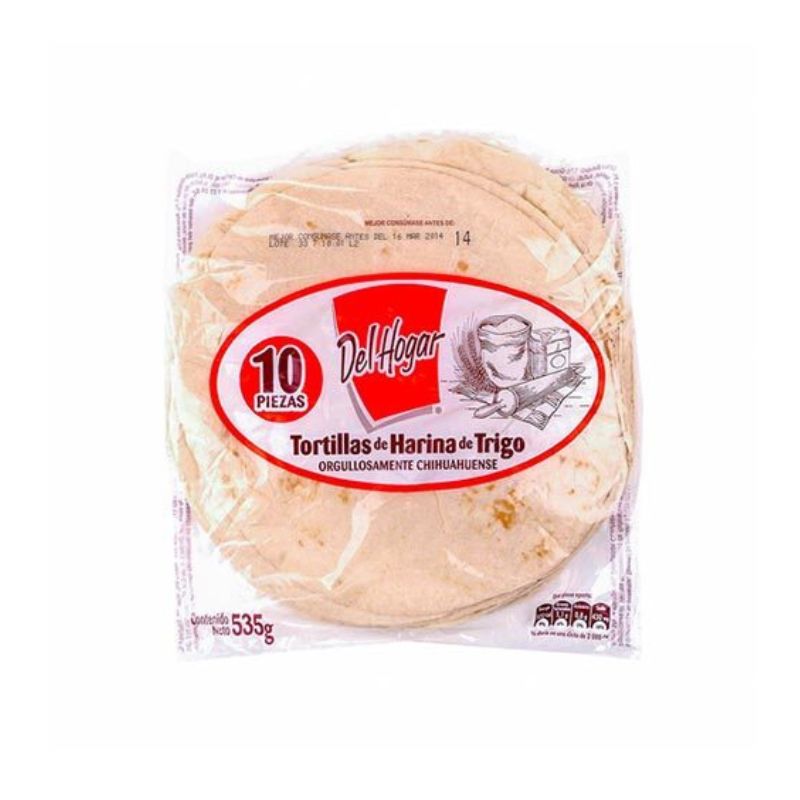 Tortilla de Harina del Hogar Paq 10 PZ