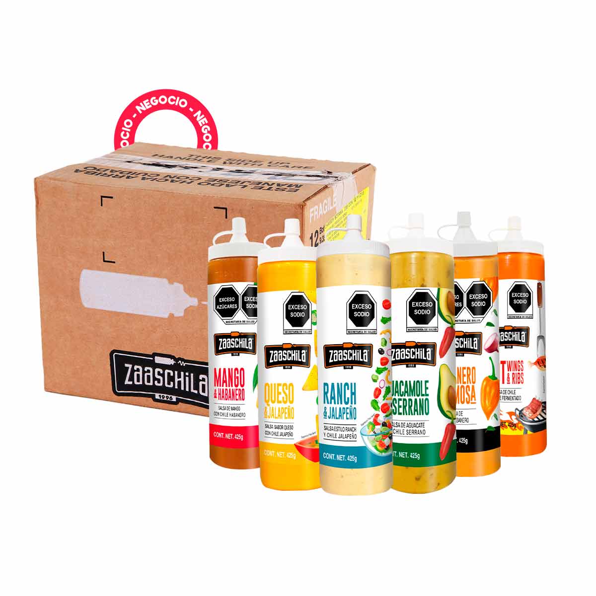 Salsa Ranch y Jalapeño Zaasch Bote 425 G - Image 2